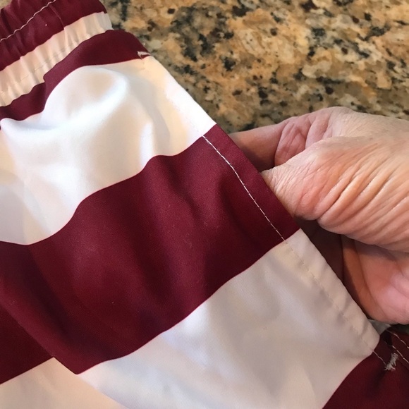 🌊CLUB ROOM Striped Bathing Suit - Picture 3 of 8